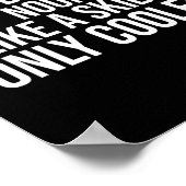 スノーボーダー定義辞書スノーおもしろいボーディ ポスター (角)