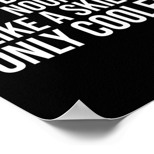 スノーボーダー定義辞書スノーおもしろいボーディ ポスター (角)