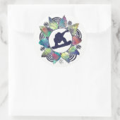 スノーボーダー山花 ラウンドシール (バッグ)