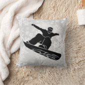 スノーボーダー枕 クッション (ブランケット)