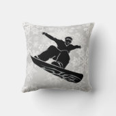 スノーボーダー枕 クッション (裏面)