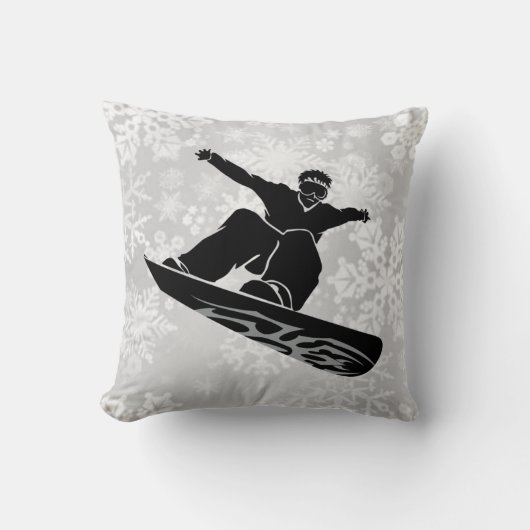 スノーボーダー枕 クッション (正面)