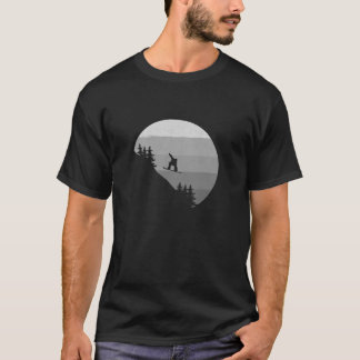 スノーボーダー男性の冬用Sサイズスノーボードウェア Tシャツ