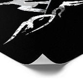 スノーボーダー私はスノーボードになりたいだろう ポスター (角)