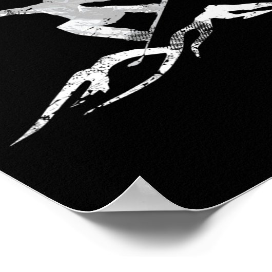 スノーボーダー私はスノーボードになりたいだろう ポスター (角)