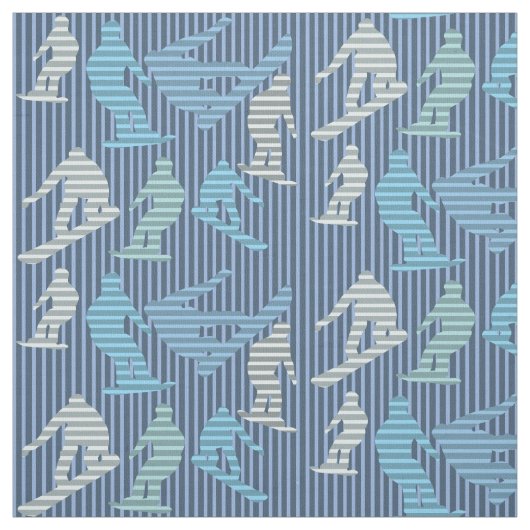 スノーボーダー線 ファブリック (見本)