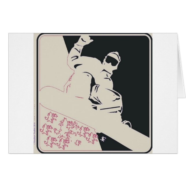 スノーボーダー/アポップ・アートのート (正面横)