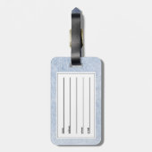 スノーボーダー ラゲッジタグ (裏面縦)