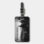 スノーボーダー ラゲッジタグ (正面縦)