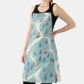 スノーボーダー、冬のリゾート、アクティブなレクリエーション。 エプロン (インサイチュ)