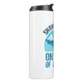 スノーボーディングの丘の一つスポーツ タンブラー (回転左)