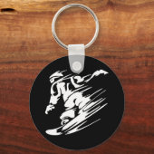 スノーボーディングエクストリームスポーツ キーホルダー (正面)
