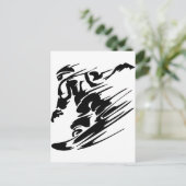 スノーボーディングエクストリームスポーツ ポストカード (スタンド正面)