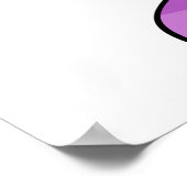 スノーボーディングガールスノーおもしろいポスター ポスター (角)