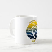 スノーボーディングクイーン コーヒーマグカップ (正面左)