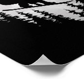 スノーボーディングシャツフリースタイルのスノーボーダー – Snowbo ポスター (角)