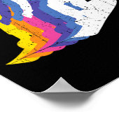 スノーボーディングシャツレトロヴィンテージスノーボーダー – Sn ポスター (角)