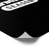 スノーボーディングシーズンバーシティフリースタイルウィンタースポーツ ポスター (角)