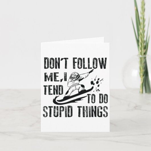 スノーボーディングスノーボーダーは後を追私にしない1 カード (正面)