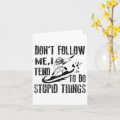 スノーボーディングスノーボーダーは後を追私にしない1 カード (黄色い花)