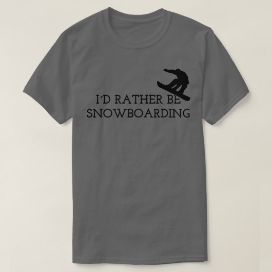 スノーボーディングスノーボーダー1 Tシャツ (デザイン正面)