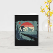 スノーボーディングスノーボーダー4 カード (黄色い花)