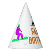 スノーボーディングスノーボーダー パーティーハット (左)