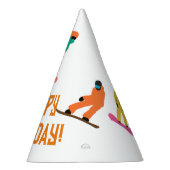 スノーボーディングスノーボーダー パーティーハット (右)