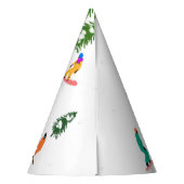 スノーボーディングスノーボーダー パーティーハット (裏面)