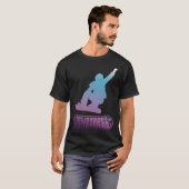 スノーボーディングスノーボーダー Tシャツ (正面フル)
