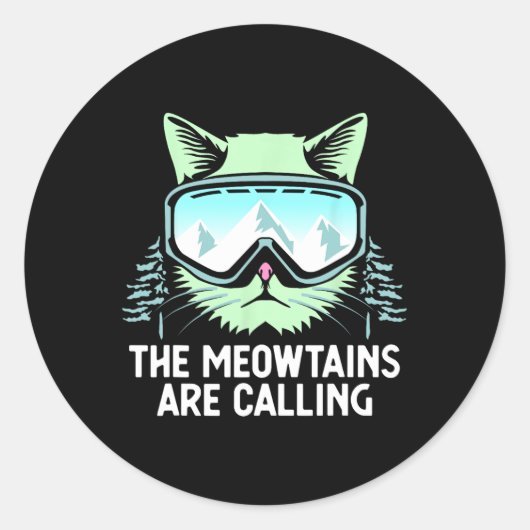 スノーボーディングス男性へキーアート女子キッド冬S ラウンドシール (正面)