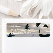 スノーボーディングトリック差出人住所ラベル ラベル (インサイチュ)