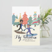 スノーボーディングバレンタイン シーズンカード (スタンド正面)