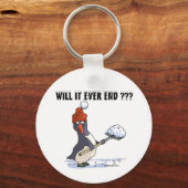 スノーボーディングペンギン キーホルダー (裏面)