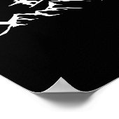 スノーボーディングマウンテンズスノーボーダー ポスター (角)