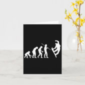 スノーボーディングEvolution Tシャ男性へツ カード (黄色い花)