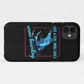 スノーボードが大好きな女の子 Case-Mate iPhoneケース (裏面(横))