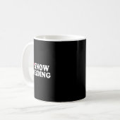 スノーボードが大好き コーヒーマグカップ (正面左)
