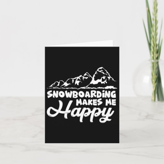 スノーボードで幸せなスノーボード1 カード (正面)