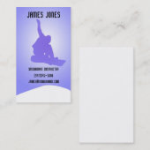 スノーボードのインストラクターの名刺 名刺 (正面/裏面)