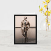 スノーボードのクリスマスノームのグループコスチューム カード (黄色い花)