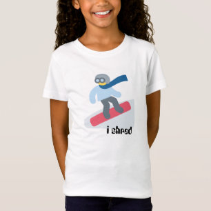 スノーボードのグラフィックはTシャツをからかいます Tシャツ