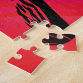 スノーボードのジャンプ ジグソーパズル (側面)