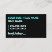 スノーボードのスキーレッスンカスタムな上昇の名刺 名刺 (裏面)