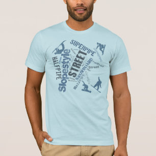 スノーボードのスタイル Tシャツ