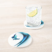 スノーボードのデザインのコースター コースター (側面)