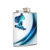 スノーボードのデザイン フラスク (右)