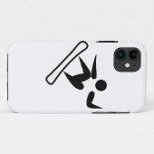 スノーボードのピクトグラム Case-Mate iPhoneケース (裏面(横))