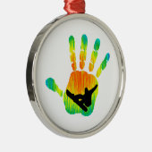 スノーボードのピーク7 メタルオーナメント (右)