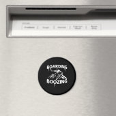 スノーボードのブーイング マグネット (インサイチュ (食洗機))